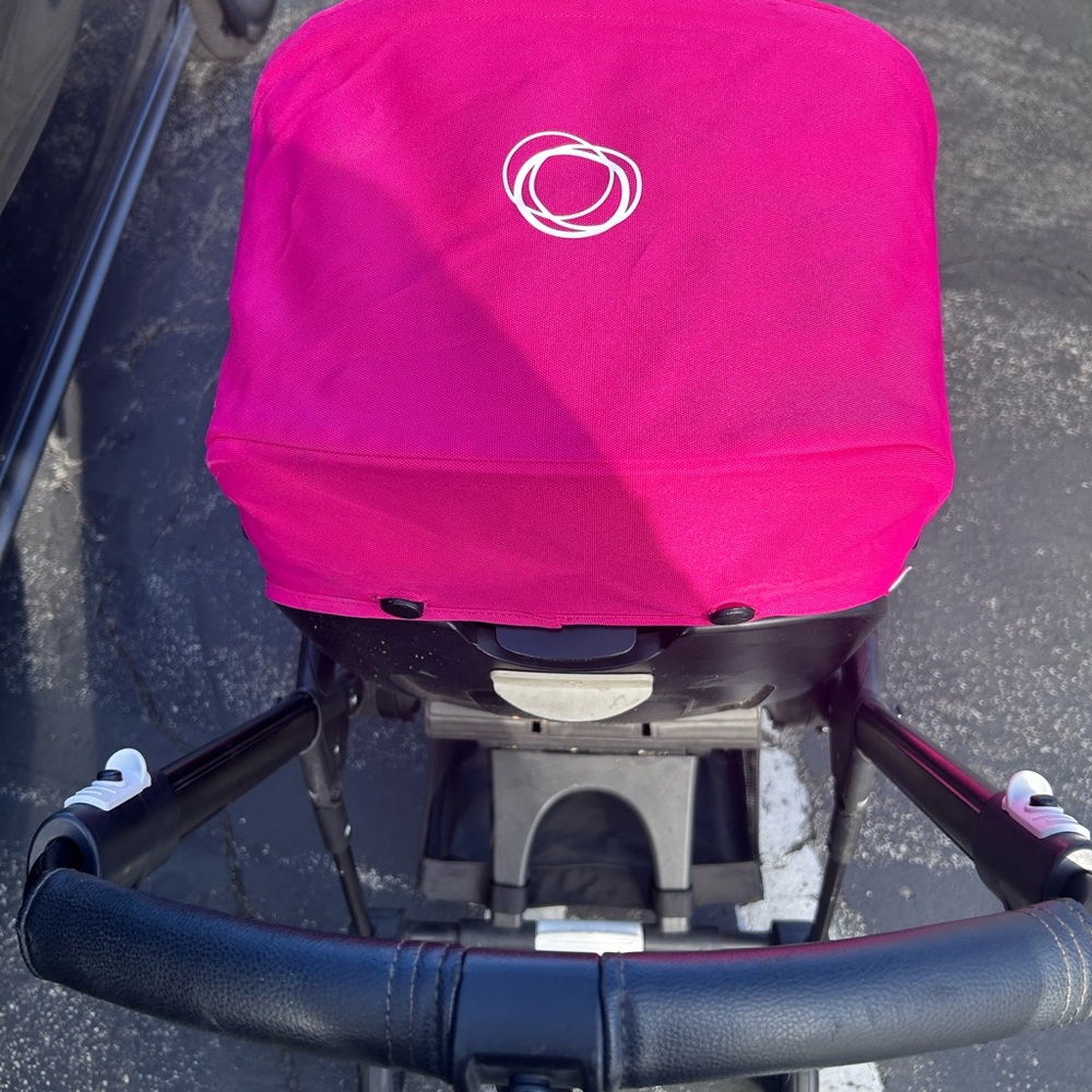 Pink Stroller Canopy